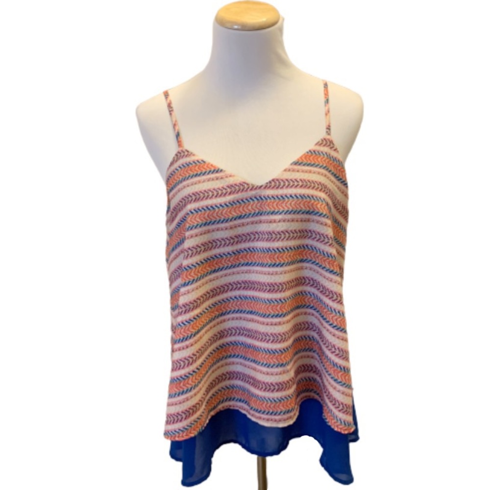 Aqua Layered Tank Top